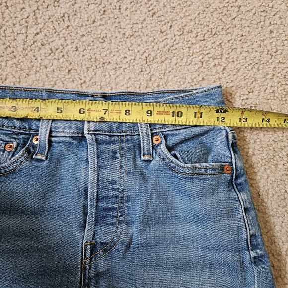 Levi's Women's Medium Wash Summer Love Wedgie Straight Jeans 25x28 - Picture 6 of 9